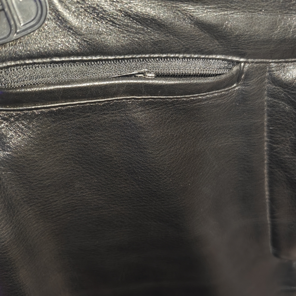 Maxima Black Leather Pants - Picture 6 of 8